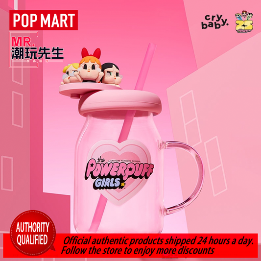 CRYBABY Flying Girl Police Glass POP MART Original Genuine